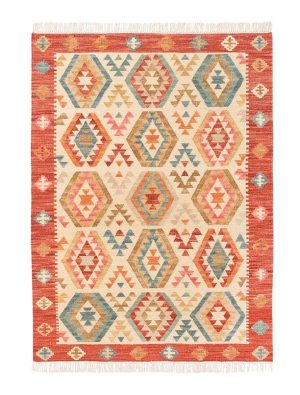 Alfombra kilim naranja