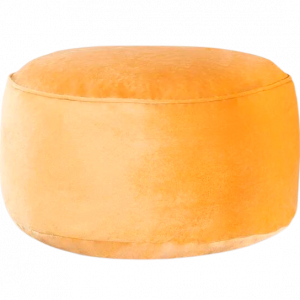Puf terciopelo amarillo