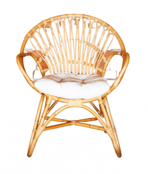 Sillón de mimbre
